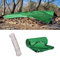 Bâche Imperméable 130 x 170 cm Aux Intempéries, à La Déchirure, Bâche de Protection en Bois Bâche en Tissu avec Coins Renforcés, pour Extérieur, Balcon, Toit, Pergola, Vert