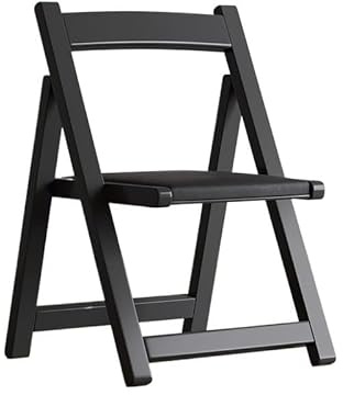 WLH Alexanders Klappstühle Klappbare Esszimmerstühle, klappbare Küchenstühle aus Holz mit gepolstertem Sitz, Esszimmerstühle aus Massivholzrahmen for die Wohnung klappsessel(Color7)