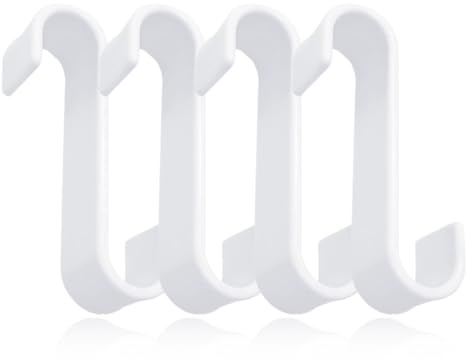 4 Piezas Gancho Radiador Toallero, Colgador Toalla Baño, Gancho de Radiador Baño, para Se Adapta a Todos Los Radiadores Estándar, para Baño, Cocina