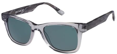 Botaniq Rechteckig Acetat Brille in Kristall für Herren | optional mit Sehstärke (Modell BIS-7069-108)