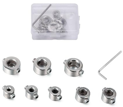 8 Piezas Taladro Profundidad Tope Anillo, Limitador De Profundidad De Perforación, Kit De Posicionamiento Para, 3/4/5/6/7/8/9/10mm
