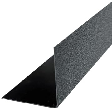 profile-metall Aluminium Winkelprofil 2000mm (2m) – 1mm Stark – Kantenschutz & Eckschutz L-Profil Leiste Anthrazit, Schwarz, Weiß, Natur, Farbe: Anthrazit Struktur, Größe: 130x15 mm