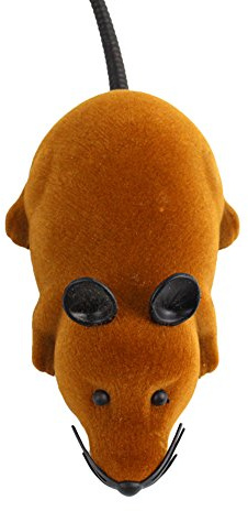 RASTKY Wireless Remote Control Electronic Mouse Toy Realistic Prank Rat Toy For Cat Puppy, Funny Cat With Remote Controller For Convenient Controlling
