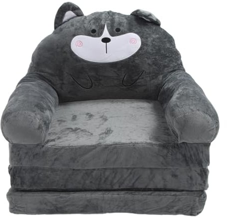 Baby Couch 2 In 1, Fold Out Kids Sofa, Weich Und Komfortabel, Zwei Faltungen, Klappbarer Kinderstuhl - Vielseitig Nutzbar, Leicht Zu Transportieren, Ideal Für Kinderzimmer Und (Falten in Dritteln)