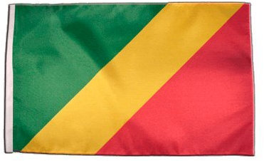 Flaggenfritze Flagge/Fahne Kongo + gratis Sticker