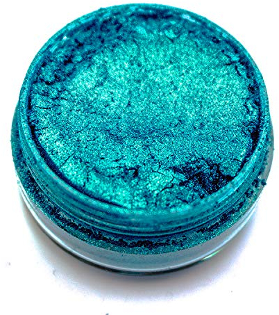 KandyDip Effektpigment Bora Bora Blue Pearl Perlglanz Metallic Farbpulver Pigment für Epoxidharz Autolack Sprühfolie Pigmente Aquarell Seife Powder (25 Gramm)