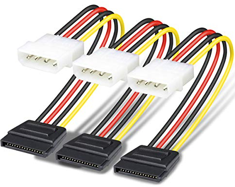BENFEI Cavo di alimentazione da Molex a SATA a 4 pin (SATA a Molex), 25 cm