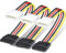 BENFEI Cavo di alimentazione da Molex a SATA a 4 pin (SATA a Molex), 25 cm