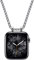 HiPai,Ciondolo adattatore per collana compatibile con Apple Watch 38/40 mm, 42/44 mm, Infinito e doppio anello connettore viene fornito con catena Rollo in acciaio inox 3 mm per iWatch Serie 5/4/3/2/1