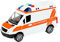 Deutsche Ambulanzreibung mit Licht und Ton