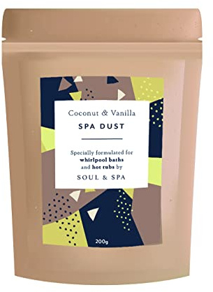Soul and Spa Bombes de bain Vanille et noix de coco pour jacuzzi et bain Whirlpool