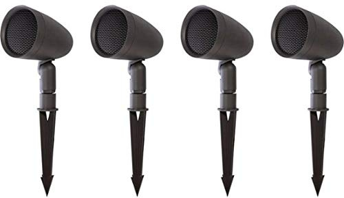 Sonance - Garden Series Passive 2-Way Outdoor Speakers 4.1 (Set of 4) - Dark Brown