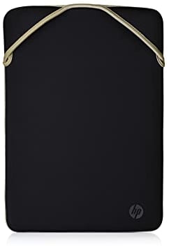 HP Wende-Schutzhülle für 15,6-Zoll-Laptop in Schwarz-Gold