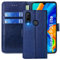 FMPCUON Funda para Huawei P30 Lite,Funda Libro Huawei P30 Lite Funda con Tapa,Cuero Carcasa Magnético Funda Cartera Móvil para Huawei P30 Lite, Azul
