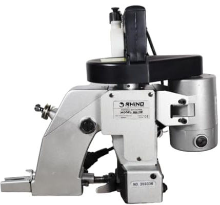 Máquina de Coser Sacos Portátil RHINO RH-11P 220V (1.750rpm) | Cosedora - Cerradora Manual de Sacos 1 Aguja para Papel, Rafia, Lonas, Polipropileno, Yute y todo tipo de Bolsas y Sacas