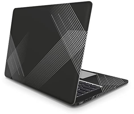 Sticker Master Black Shape Laptop Vinyl Sticker Skin Cover 13 14 15 Inch Notebook Decal for MacBook Asus Acer Hp Lenovo Huawei Dell Ms Toshiba 16 inch (38x27 cm)
