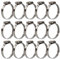 15 Stück Schlauchschellen-Set, Verstellbare Edelstahl-Rohrschellen, 32–50 mm Schlauchklemmen-Sortiment-Kit für Hausgasleitung, Wasserleitung, Waschmaschine, Fahrzeug,Schwimmbad