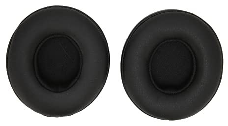 Earpads for Beats Solo2, 1 Pair Headphone Sponge Ear Cushion Cover Earmuff Replacement for Beats Solo2 (Black)