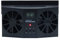 Riloer Ventilateur de voiture à énergie solaire, Éventail d'air d'été à double ventilateur portable, universel pour climatisation purifiée