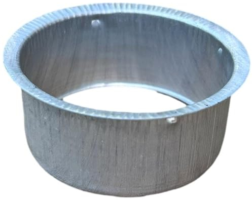 K-TEC Aluminium-Regenrinne, rund, für 7,6 cm runde oder 3 x 4 Fallrohre, 4 Stück