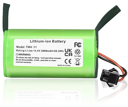 KUNLUN 14.4V 2800mAh Akku für Eufy RoboVac G10 G20 G30 G35 G40 Hybrid, für RoboVac 11 11S 11S MAX 12 15C 15C Max 25C Max 30 30C 30 Max 35C, für Ecovacs Deebot N79 N79S DN622, für Tesvor X500 Akku