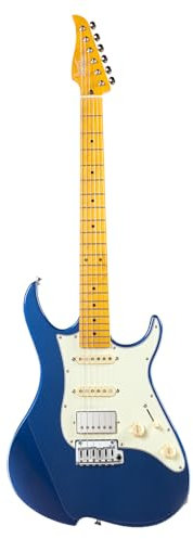 Vola E-Gitarre Elektrische Gitarre, OZ RV MF MC V3, Cobra Blue Metallic Gloss - Harter Ahorn Griffbrett