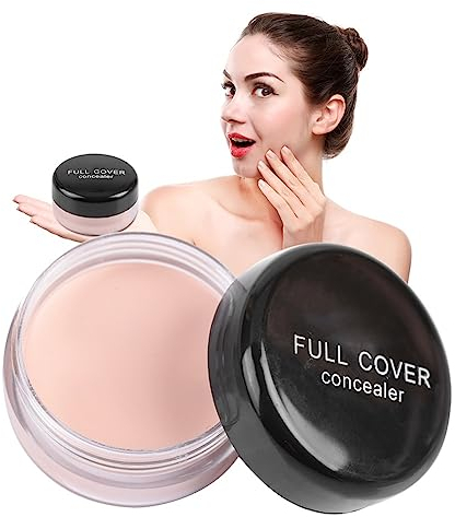 5-Farben-Concealer für Augenringe, Tränensäcke, Akneflecken – Creme-Concealer-Kontur, Farbkorrigierende Korrekturpalette, Wasserfestes, Langlebiges, Vollständig (FC01)