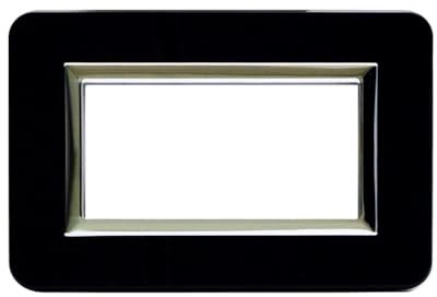 Placca Personal44 Nero Assoluto 4M AVE 44P04NAL