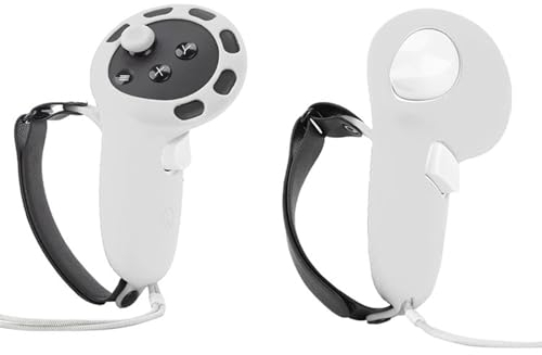 LICHIFIT Silikon-Griffabdeckung für Meta Quest 3 VR Spielgriff-Zubehör, Controller-Griffe, Schutzhüllen, Haut mit verstellbaren Knöchelriemen