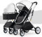 Standardkinderwagen Zwillings-Kinderwagen, zusammenklappbarer Reise-Side-by-Side-Kinderwagen, individuell verstellbares Verdeck, doppelt abnehmbarer Kinderwagen, kompaktes Kleinkind