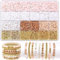 Clay Beads Bracelet Making Kit, 2390Pcs Flat Round Polymer Clay Bead for Jewellery Making Friendship Bracelet Kits with Clear Storage Box Gold Spacer Letter Beads