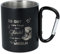 Spruchreif | Doppelwandige Edelstahltasse mit Karabinerhaken und hochwertiger Gravur | Outdoor-Genuss pur | Geschenk für Angelfreunde | Anglergeschenk | Angeln