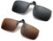 ZEACCT 2 Stück Myopie Sonnenbrille Polarisierte Clip, Polarisierte Clip-Sonnenbrille, Polarisierte Gläser Sonnenbrille Clip, Hochklappbare Polarisierte Sonnenbrillen, zum Fahren, Angeln im Freien