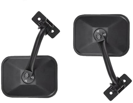 Umkehrlinse Rückfahrglas Spiegel Für Wrangler TJ LJ 1997-2006 Für JK JKU 2007-2018 Kein Vibrieren & Wackeln Seitenspiegel Rückspiegel(Rectangular)