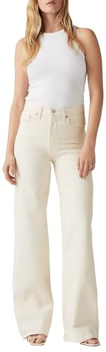 Levi's Women Ribcage Wide Leg Hose, Barely Freezing, 25W / 34L