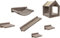Kerbl Pet Kletterwand Monte Baldo, Wandkratzbaum, taupe, max. Belastbarkeit 10kg, 6-teilig, platzsparend montierbar, Sisalsäulen, für mehrere Katzen