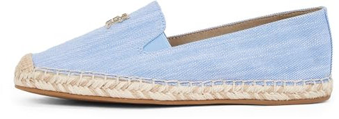 Tommy Hilfiger Damen Espadrilles Chambray mit Logo, Blau (Blue Spell), 39