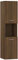 HETFTJN Waschbeckenunterschrank Gäste Wc Badmöbel Set Badezimmer Unterschrank Waschbecken Hochschrank Badezimmer - Badezimmerschrank Braun Eiche 30x30x130 cm Holzwerkstoff für Gästezimmer Toilette