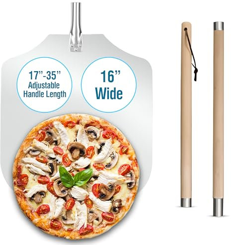 Colenza 16 inch Pizza Peel with Long Handle
