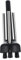 TOYANDONA Instrumentenstativ Gestell Trompete Oboe klappbarer Stativständer Bass Klarinettenständer Flötenständer Silberner Instrumentenständer Klarinettenhalter Instrumentenhalter Black