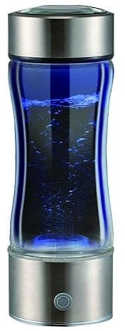 Wasserstoffwasserflasche Tragbar Ioniszer Für Wasserstoffflächen-Reichen-Wassergenerator 5 Minuten Wasserstoffkonzentration 1300-1600 PPB Machen Zur Verbesserung Der Alkalischen Wasserqualität 430 Ml