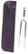 IMIKEYA fourchette d'instrument de musique Diapason acoustique robuste fourches en acier accordeur de tonalité pratique fourchettes de musique Silver