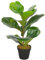 Home & Garden,Muebles - Planta artificial de violín con maceta verde 45 cm