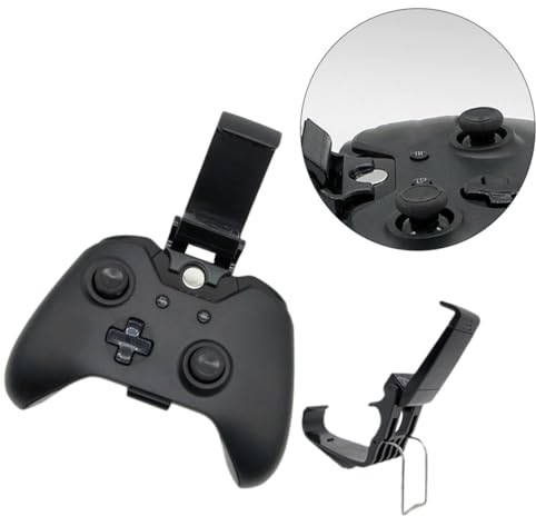 HEATSHAKING 2 Stück Gamepad Halterung mit Verstellbarem Telefonclip für Smartphone Geeignet für Xbox One Controller Stabil und Ergonomisch Gestaltet für Mobiles Gaming