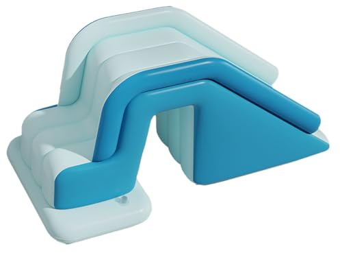 Tobogán inflable de la piscina | Tobogán acuático inflable plegable para piscinas,tobogán familiar Montaje rápido seguro para parque acuático, jardín, ocio, cumpleaños