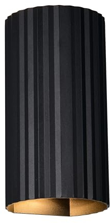 Trio Leuchten Wandleuchte Soka 267700232, Metall Schwarz matt, exklusive 2x GU10, Up & Down Beleuchtung