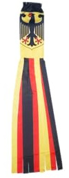 Fahne Flagge Windspiel Windsack Deutschland mit Adler - 15 x 160 cm