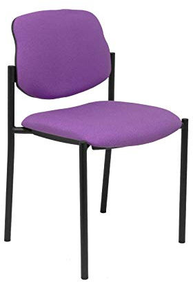 Piqueras y Crespo Silla Fija Villalgordo Bali Lila chasis Negro