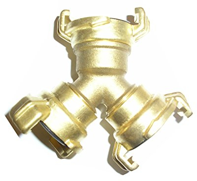 Y-Stück, 2-fach-Verteiler, Klauenkupplung für Geka, Schlauchkupplung, 5000.324