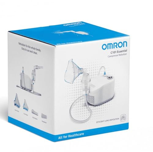 OMRON C101 ESSENTIAL Nebulizzatore Aerosolterapia Asma Aerosol Therapy Nebulizer